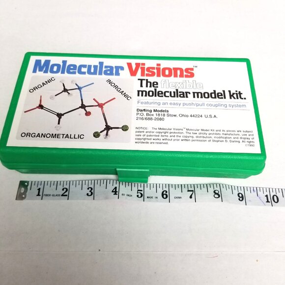 Darling Models Molecular Visions Chemistry Kit Vintage Complete Educational - Picture 12 of 12